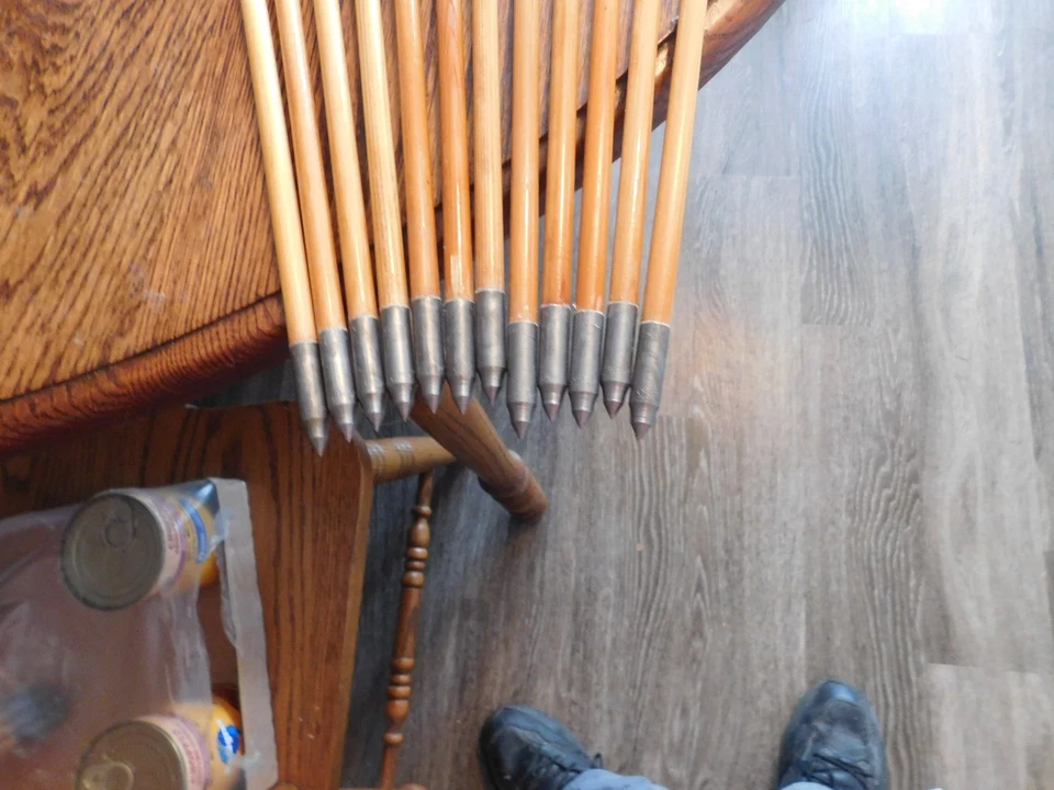One Dozen New Matching Cedar Arrows - Image 4 of 4