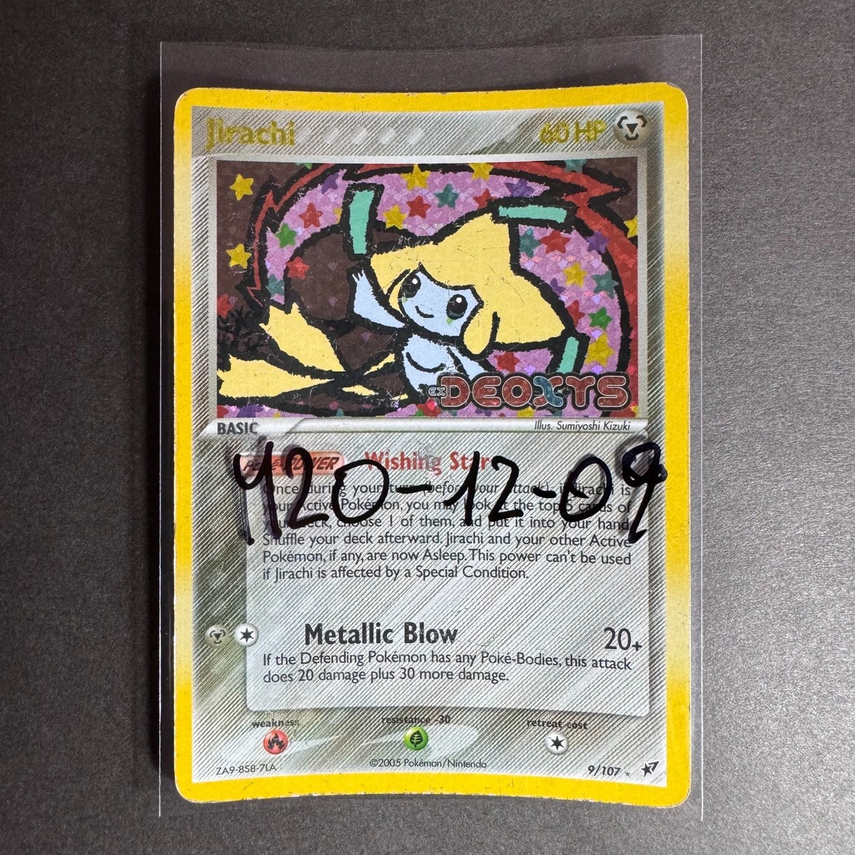 Pokemon TCG - EX Deoxys - Rare - Reverse Holo (Stamped) - Jirachi