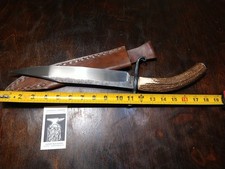 Custom Made Bowie Knife 11"Blade 6 Stage Handle