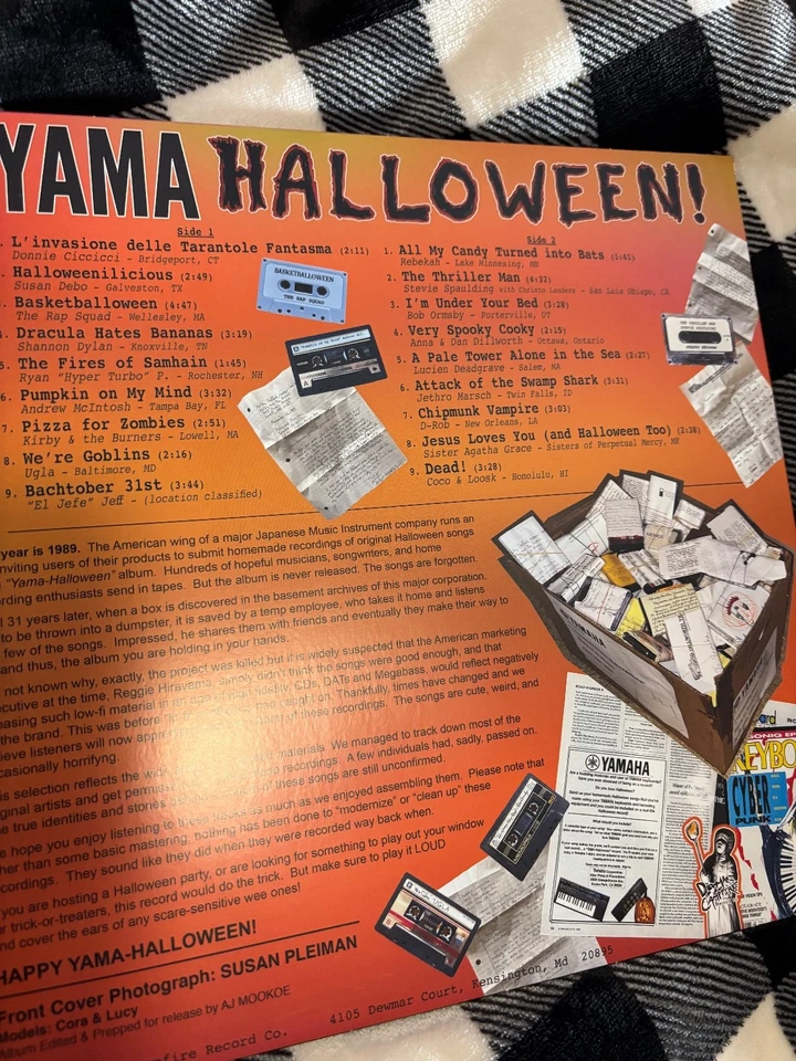 Yama Halloween - Novelty Lo-Fi Holiday Record - Vinyl LP - Image 2 of 3