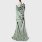 Quiz salbeigrünes Maxikleid Größe 18 Träger Rüschen seitlich Anlass Party Hochzeit