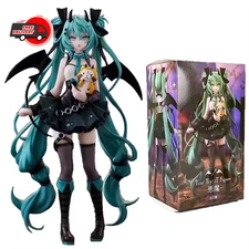 Anime Little Devil Hatsune Miku Dark Angel Racoon PVC Figure Model Ornament Gift
