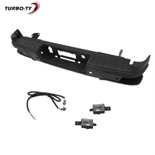 For Chevy Colorado GMC Canyon 2019-2021 Rear Step Bumper With Radar Holes Black