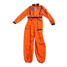 Morph NASA Astronaut Costume Mens Large Orange Space Jumpsuit Halloween