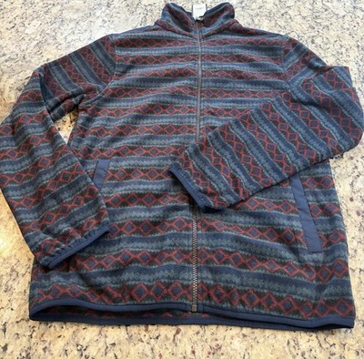 Men s Original Use Zip Up Fleece Jacket Size S