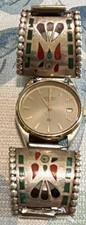 Seiko SQ Quartz Analog Wristwatch Silver Textured Dial Date Metal Bracelet men’s