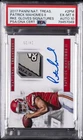 2017 PANINI NATIONAL TREASURES GLOVES PATRICK MAHOMES II RC 24/25 PSA 6 AUTO 10