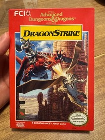 Advanced Dungeons & Dragons: DragonStrike (Nintendo NES) CIB complete video game