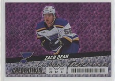 2024-25 Credentials Debut Ticket Access Horizontal Pink 7/25 Zach Dean #139 04vj