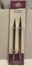 KNIT PICKS Interchangeable Knit Needle Tips US 10.5 6.50mm Nickel Plated NEW