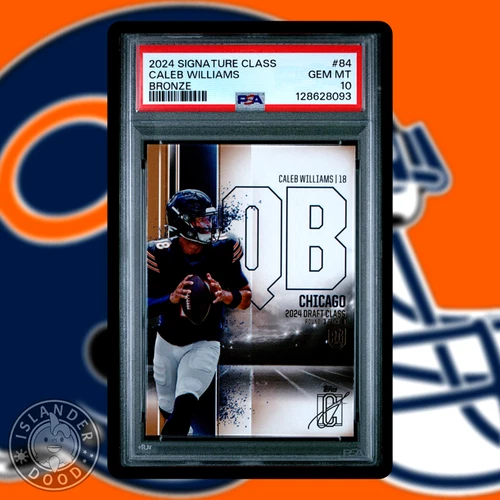Caleb Williams - 2024 Topp Signature Class BRONZE #84 - PSA 10 Gem Mint - Bears