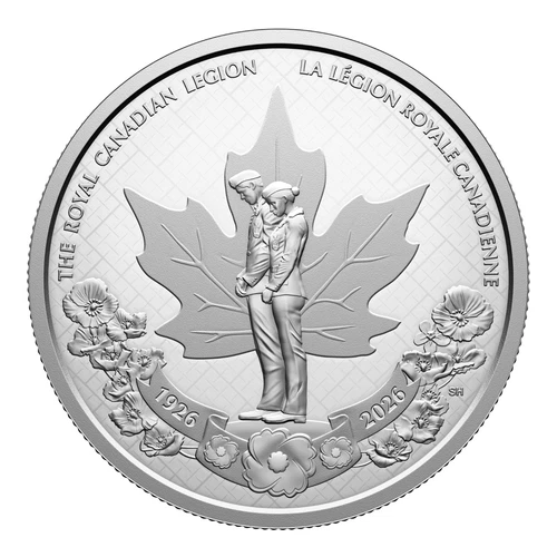 2026 Proof Silver Dollar - 100th Anniversary of the Royal Canadian Legion