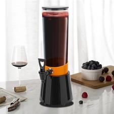 3L Plastic Beverage Dispenser Water Juice Drink Dispenser Modern Free-standing