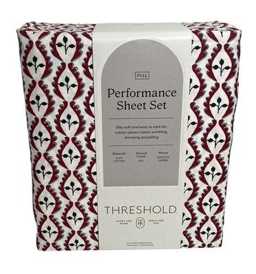 Threshold Performance Full Size Full Woodblack Leaf Sheet Set