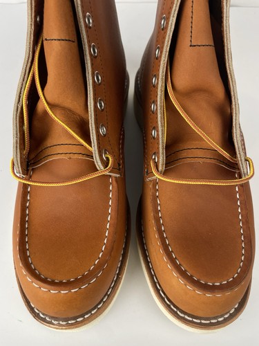 Red Wing 875 Moc Toe Stiefel 6" Oro Legacy Heritage Größe 8 E Sekunden - Bild 7 von 15