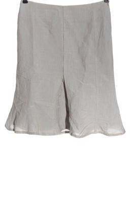 MODEE Leinenrock Damen Rock Gr. DE 36 hellgrau Casual-Look