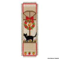 "Vervaco Lesesezeichen Stickset \"Weihnachtszeit\", 2Er Set, ZäHlmuster"
