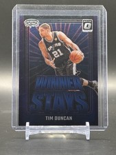 2024-25 Panini Optic Tim Duncan Winner Stays Purple Prizm #12 San Antonio Spurs