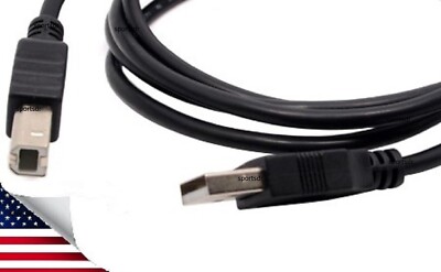 USB Cable Plug for Epson Tank System Color WiFi Wireless AIO Printer Cord Wire