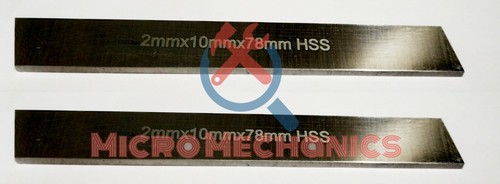 2x Cut Off Blade (2 MM x 10 MM x 78 MM) M2 Grade HSS Parting Tool India's Best