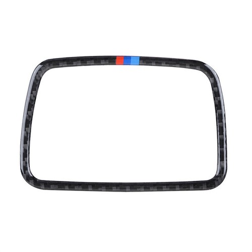 Marco de ajuste del panel de cenicero de fibra de carbono real adecuado para BMW F10 Serie 5 2011-2017 1X - Imagen 3 de 6