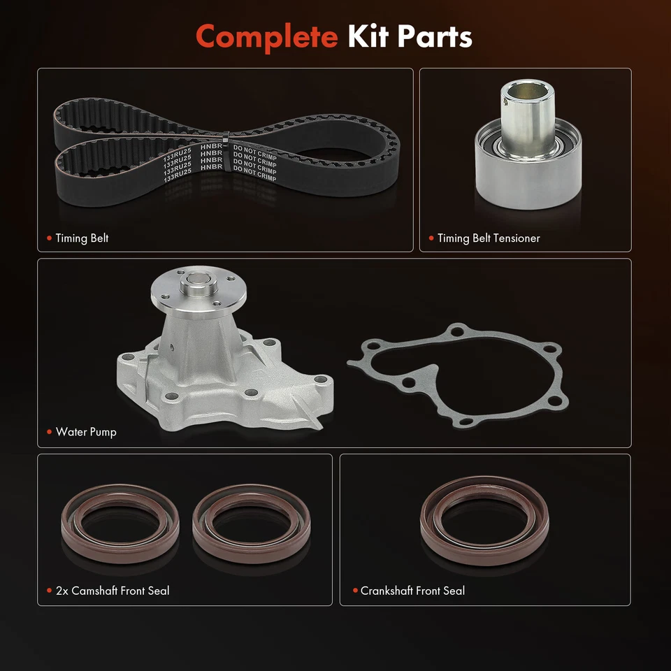 Kit de correia dentada 6x para Nissan Maxima 1993-1994 Quest 1993-1998 Mercury Villager - Imagem 2 de 4