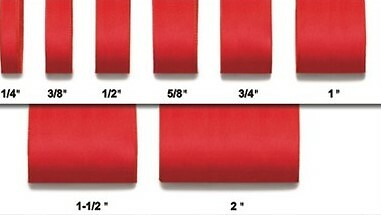 Perial Co Satin Ribbon Single Face 100% Polyester Sold by the 100 Yards ROLL - Picture 26 of 48