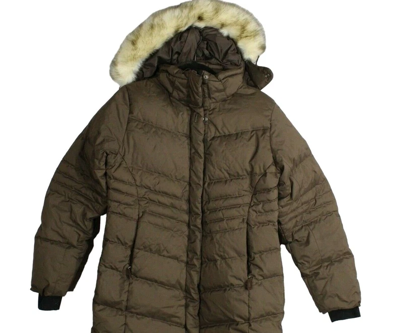 lole detachable hood lined down winter jacket