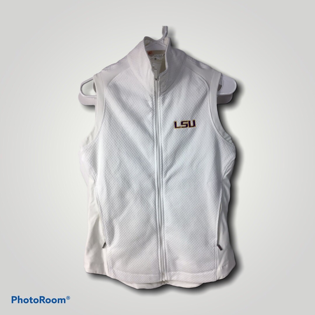 SACAI X NIKE Giacca Nike Golf LSU donna taglia small bianca senza maniche con zip
