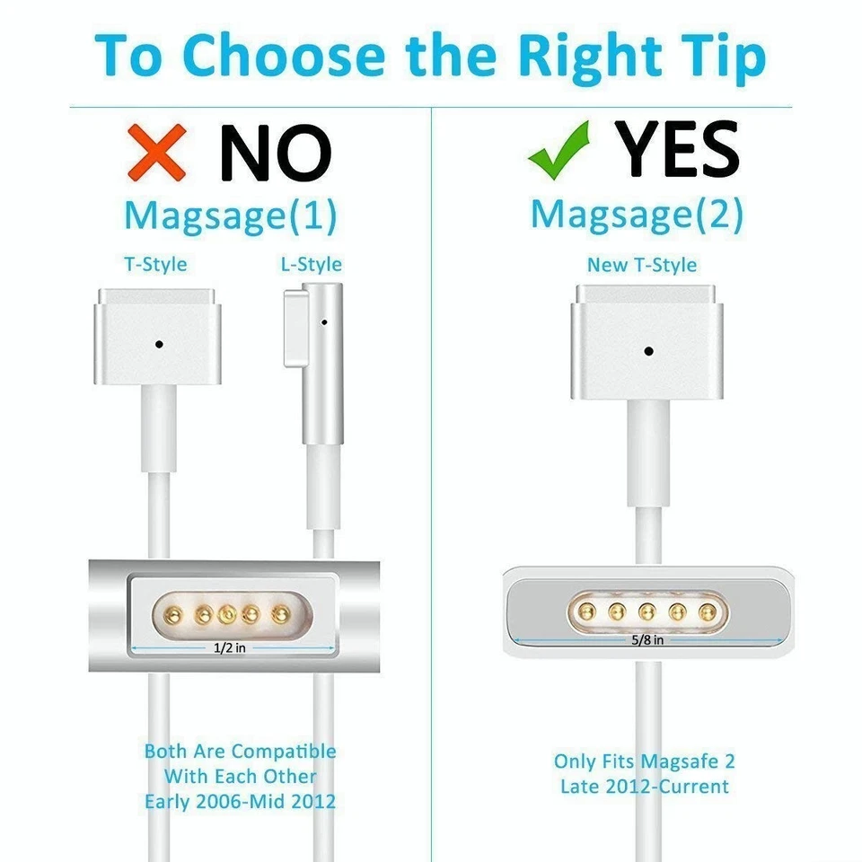 Genuine 60w T-Tip Power Adapter charger Macbook Pro 2012-2017 A1435 A1425 A1502 - Image 4 of 4