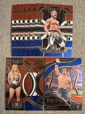 RED BLUE 2024 Panini Select WWE Wrestling Vets & RC Cards You Pick/Choose! READ*