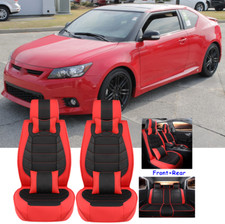 Pu Leather Car Seat Cover Front Rear Full Set Seats Cushion For Scion Fr-s Tc