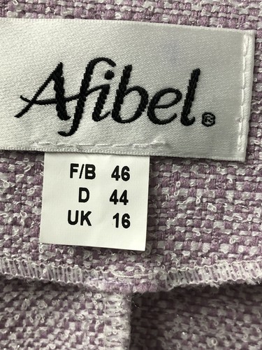 Afibel Lilac Jacket Size 16 - Picture 3 of 6