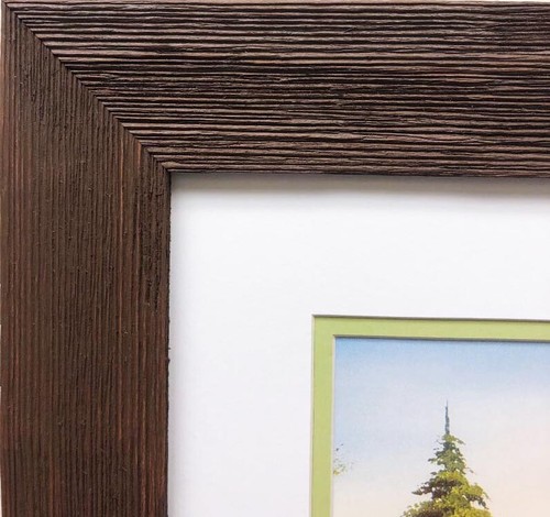 Bob Ross "Red Roof" Happy Trees CUSTOM FRAMED ART Nature Print - Picture 3 of 3
