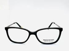 SKECHERS SE50029 001 Black Gold Semi Cat Eye Full Rim Eyeglasses 49-15-140 B:34 