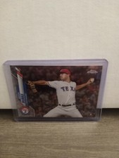 2020 Topps Chrome Base #159 Brock Burke RC Texas Rangers