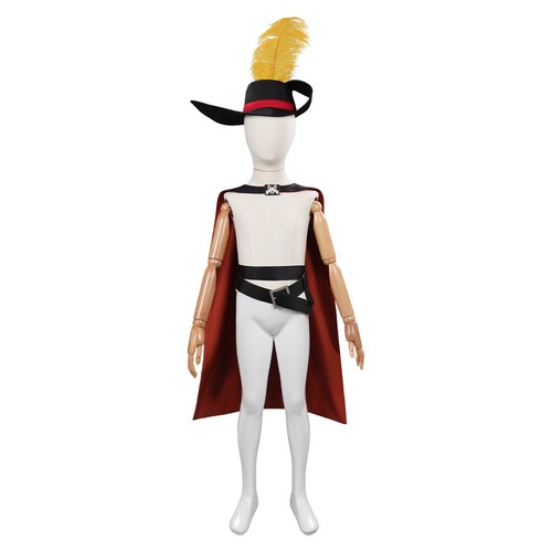 Kids Puss in Boots The Last Wish cosplay Costume Halloween Carnival suit Boy - Afbeelding 2 van 12