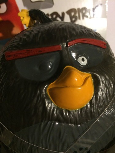 New Angry Birds Explosive Talking Bomb Action Figure WINK ERROR SUPER RARE - Picture 2 of 7