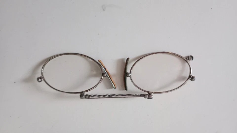 Ancien Lunette Binocle Lorgnon Pince Nez - Photo 3/4