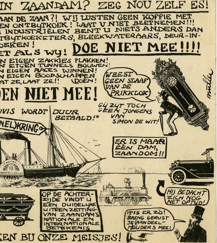 Original Print-Pamphlet against building the Coentunnel in Amsterdam-Muller-1959 - Picture 4 of 6