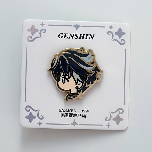 Metal Brooch Q Version Badge Emblem Breastpin Genshin Impact Cartoon Collect - Picture 14 of 27