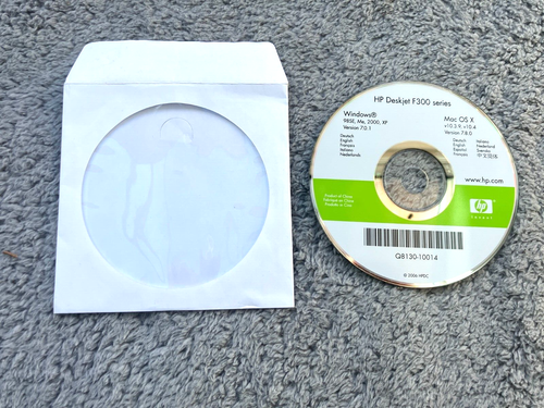 HP Deskjet F300 Series Install Disk Driver, Windows 98SE, Me, 2000, XP Mac OS X
