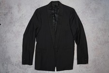 Versace x H&M nero 100% lana blazer indossato uomo 46 tuta fumo 36R 36 R
