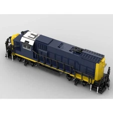 CSX GP15 Retro Train 1448 Parts MOC-104697 Building Blocks Toys Set