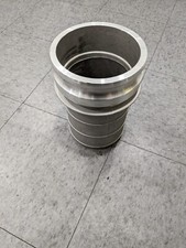 6" Cam & Groove Aluminum Hose Barb Adapter E-600