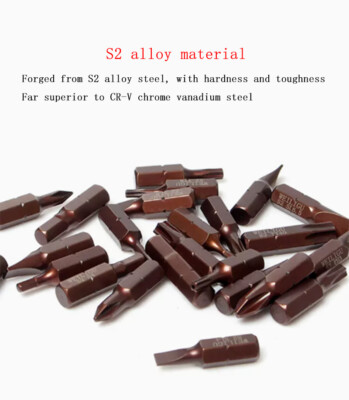 1/4Hex Solid Torx Shank Power Drill Magnetic Bit  Phillips Electric Screwdriver