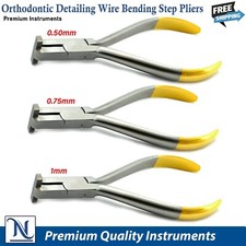 Alicates Ortodoncia Step a Paso - (0.5mm, 0.75mm, 1mm) para Brackets y Alambre