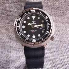 Super luminous 30ATM Tandorio diving men's Watch NH35 Automatic wristwatch