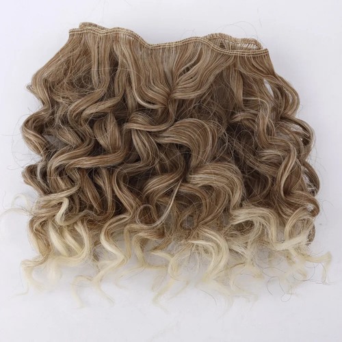 Muñeca BJD Cabello Rubio 15CM Rizado Sintético Resistente al Calor Hágalo Usted Mismo Pelucas Accesorios - Imagen 25 de 43