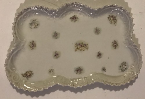 Victoris Carlsbad Austria Ceramic Serving Dish 11 X 7 In.&&&